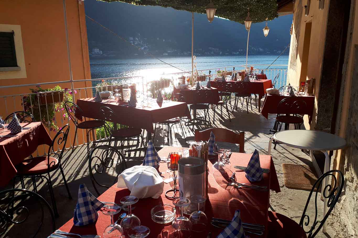 5 trattorie con vista sul lago di Como. Pesce e buoni prezzi