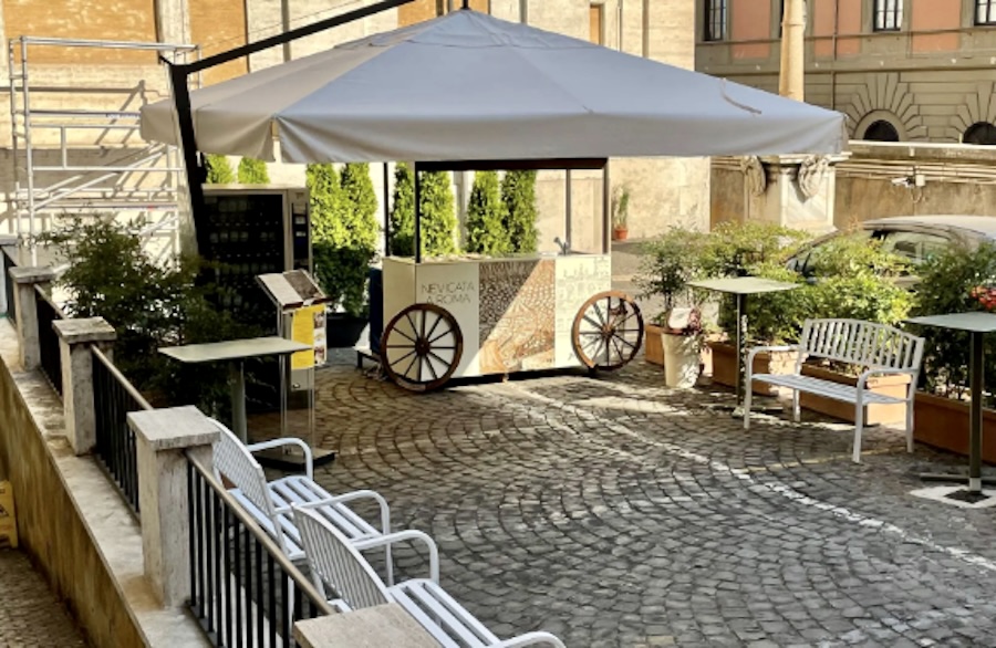 Hanno aperto una gelateria nella basilica di Santa Maria Maggiore