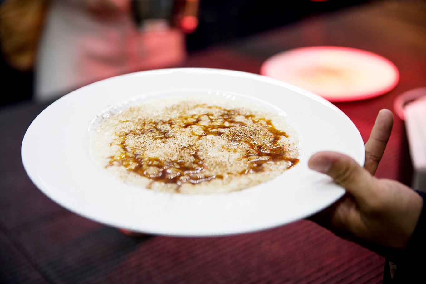 Il risotto al sugo di arrosto di Daniel Canzian da rifare a casa