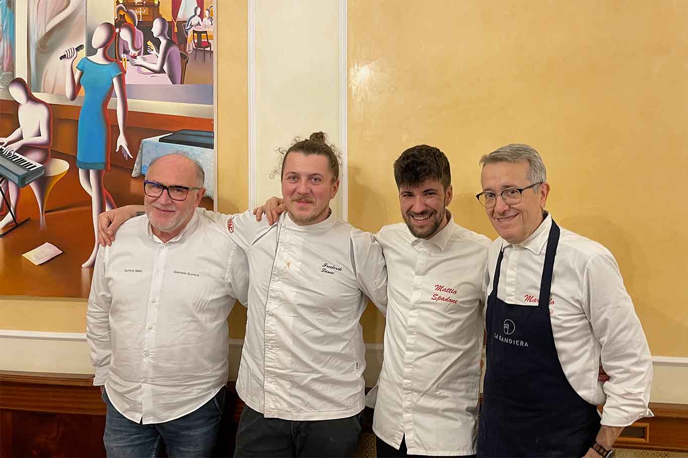 Cena a 4 mani in Abruzzo: che bravi i giovani chef  all&#8217;hotel Zunica