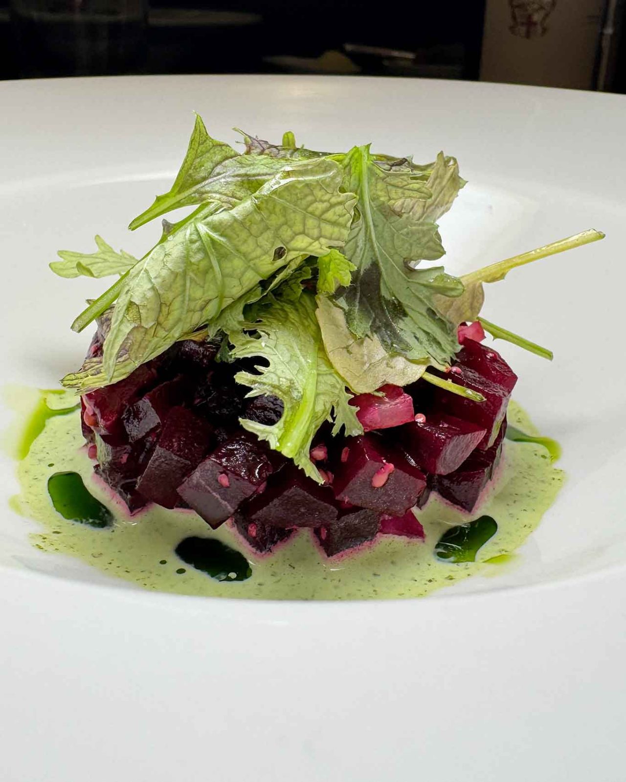 insalata di rapa rossa del ristorante Metis a Roma Sud 