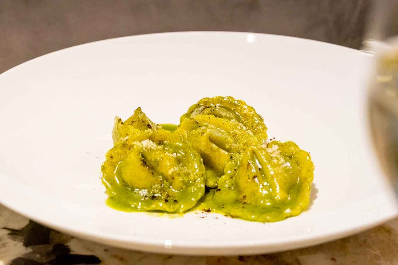 Corteccia ristorante a Milano: tortelli