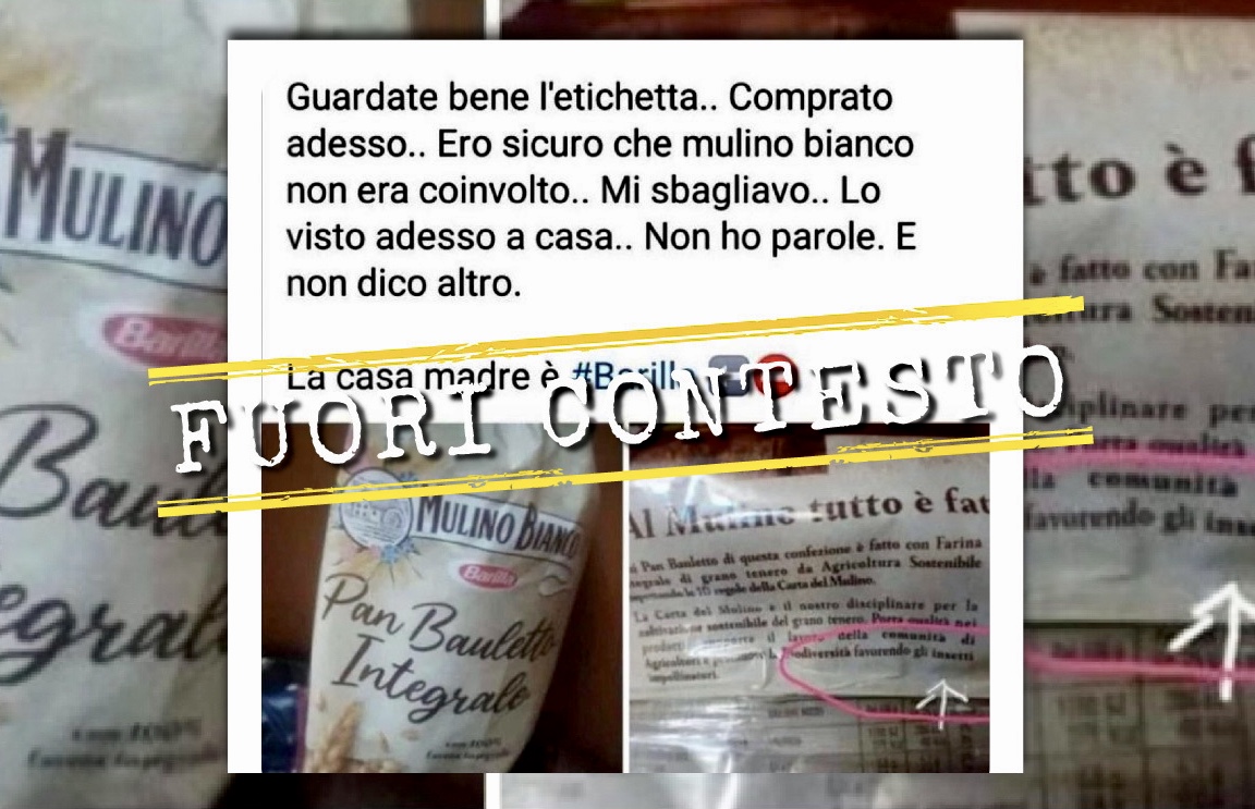 Insetti e Mulino Bianco: la bufala del Pan Bauletto Integrale