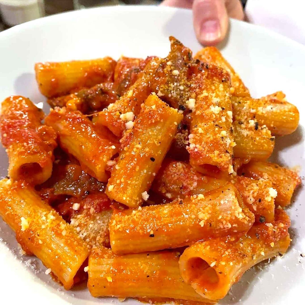 migliori amatriciane di Roma: trattoria pennestri