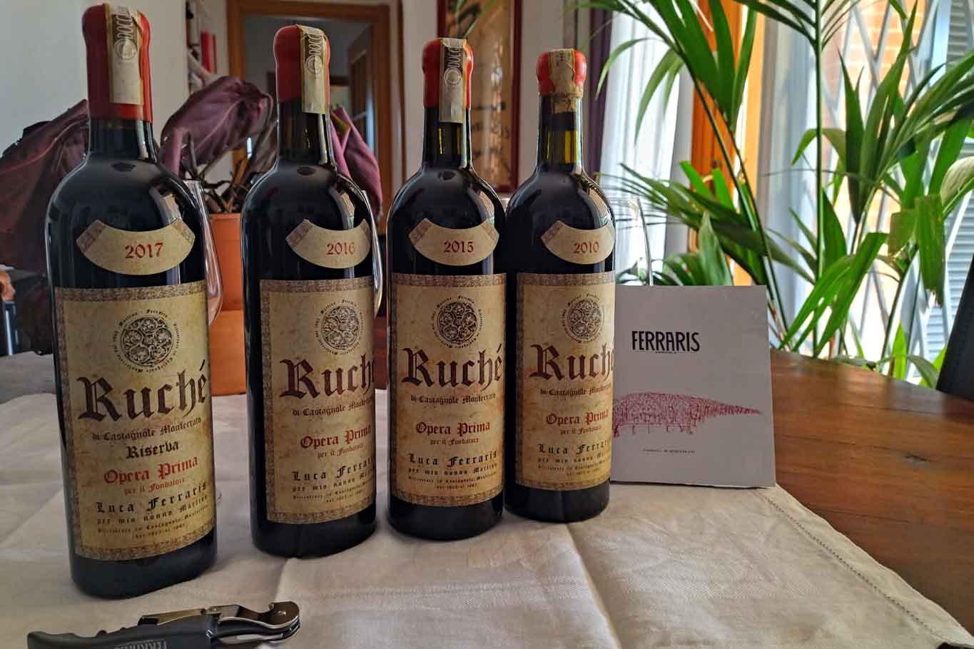 Il vino ruchè di Ferraris lancia la sfida a barbera e nebbiolo