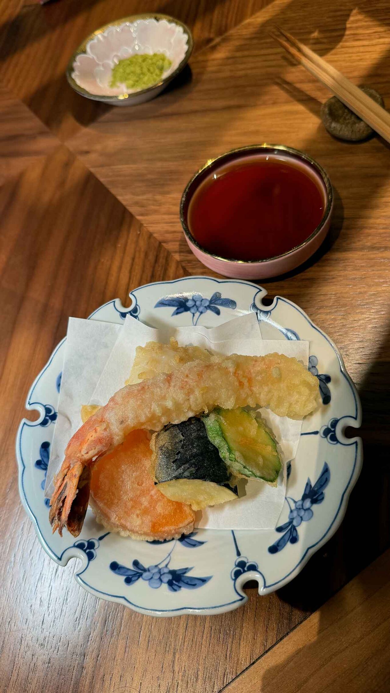 la tempura del ristorante giapponese Kohaku a Roma