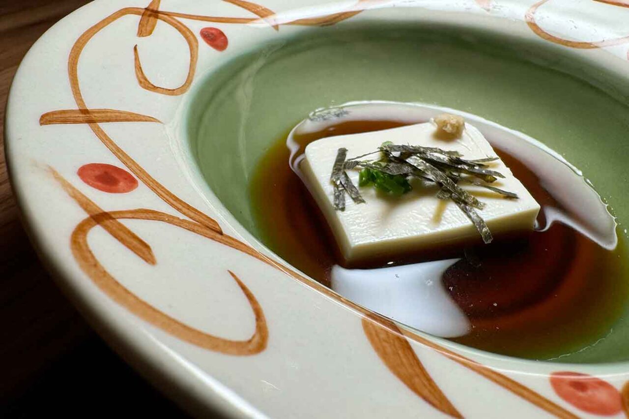 il tofu fresco del ristorante giapponese Kohaku a Roma