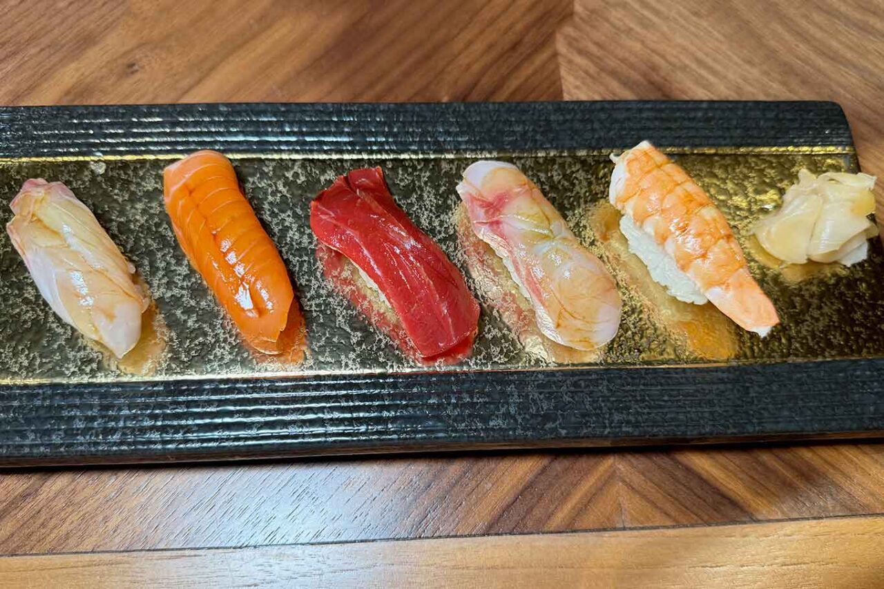 il sushi del ristorante giapponese Kohaku a Roma