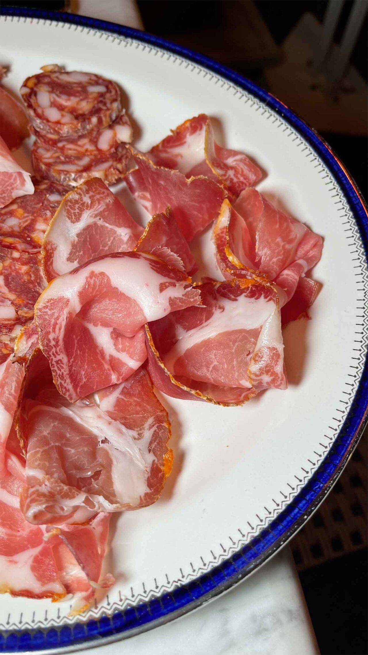 i salumi di Cantina Verace a Salerno