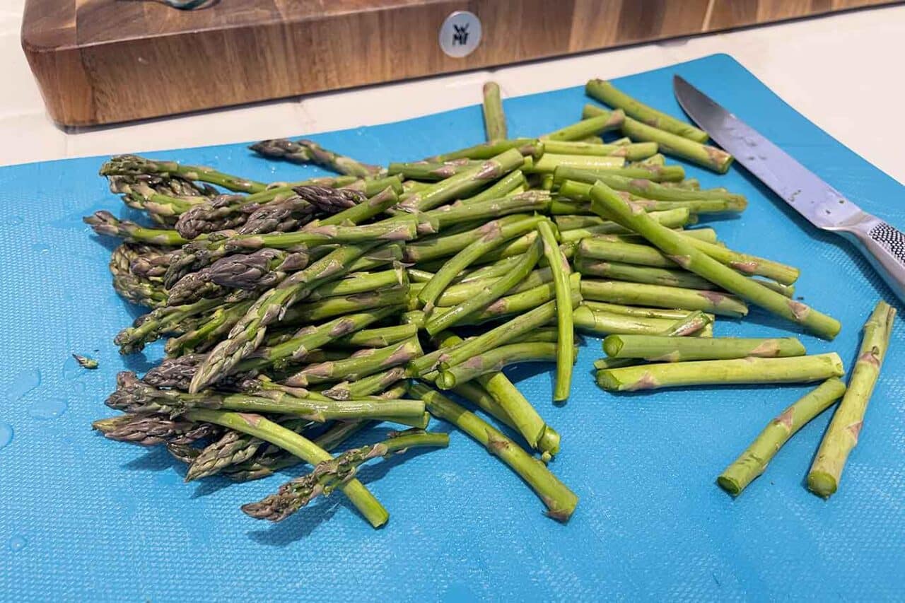 Asparagi per antipasti a Natale