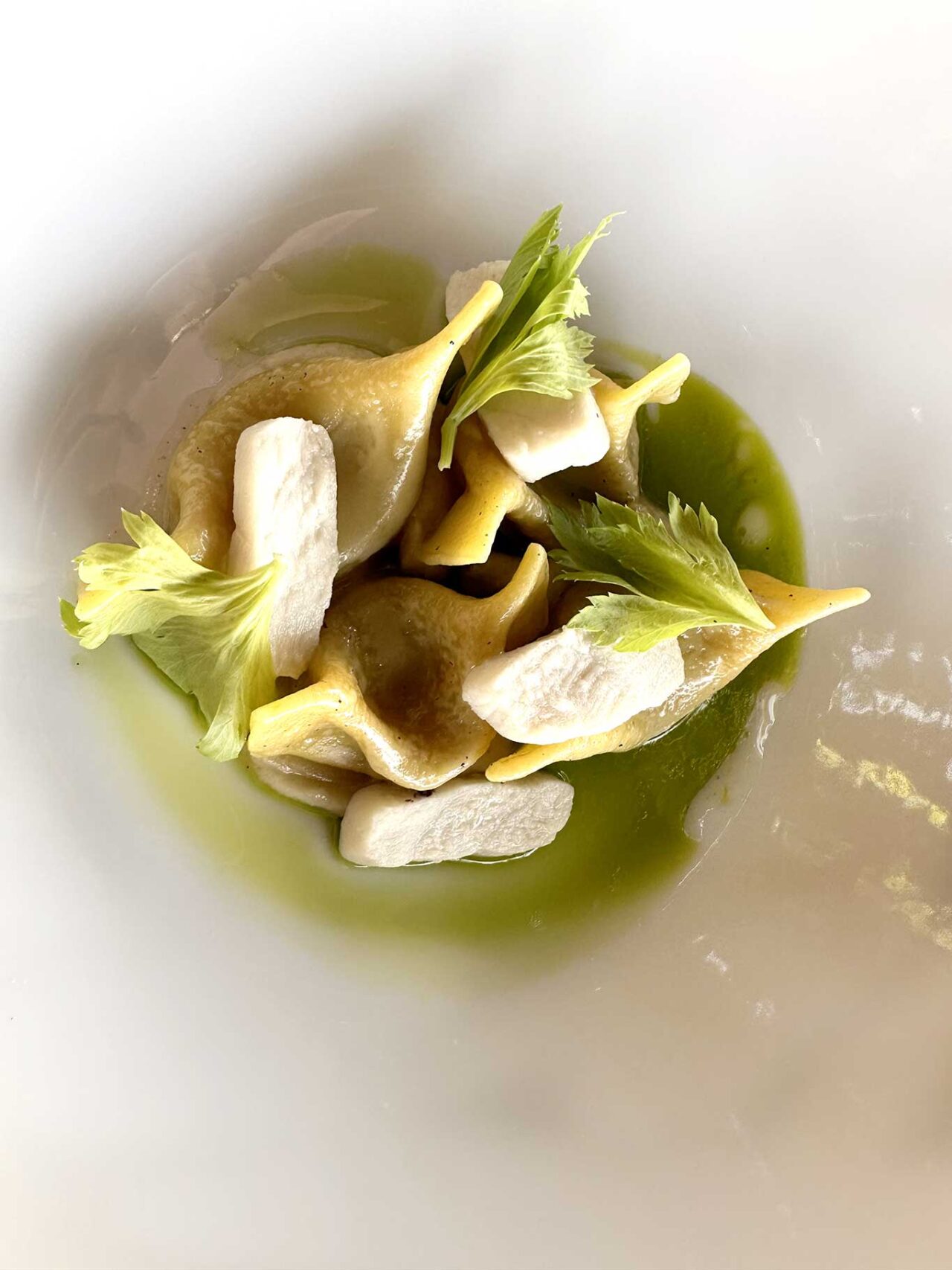 ristorante Il Pescatore del Grand Hotel Fasano sul Lago di Garda ravioli