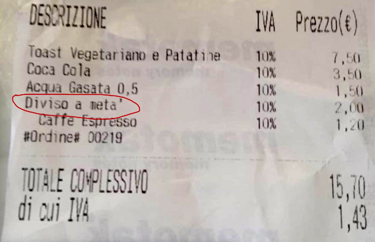 Scontrino record sul Lago di Como: il taglio del toast costa 2 €