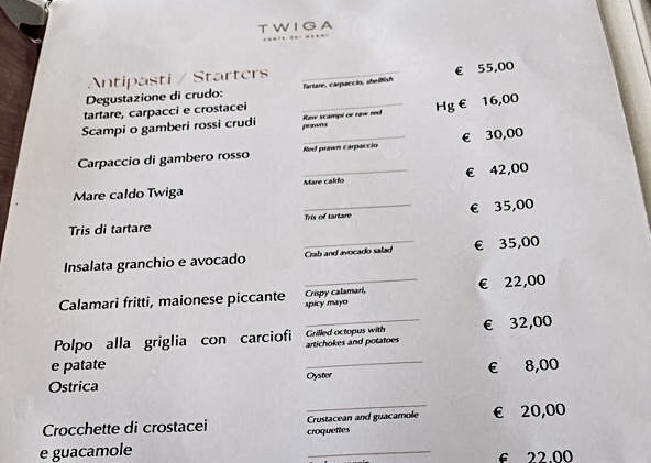 Twiga ristorante: prezzi e menu del bagno di Briatore e Santanchè