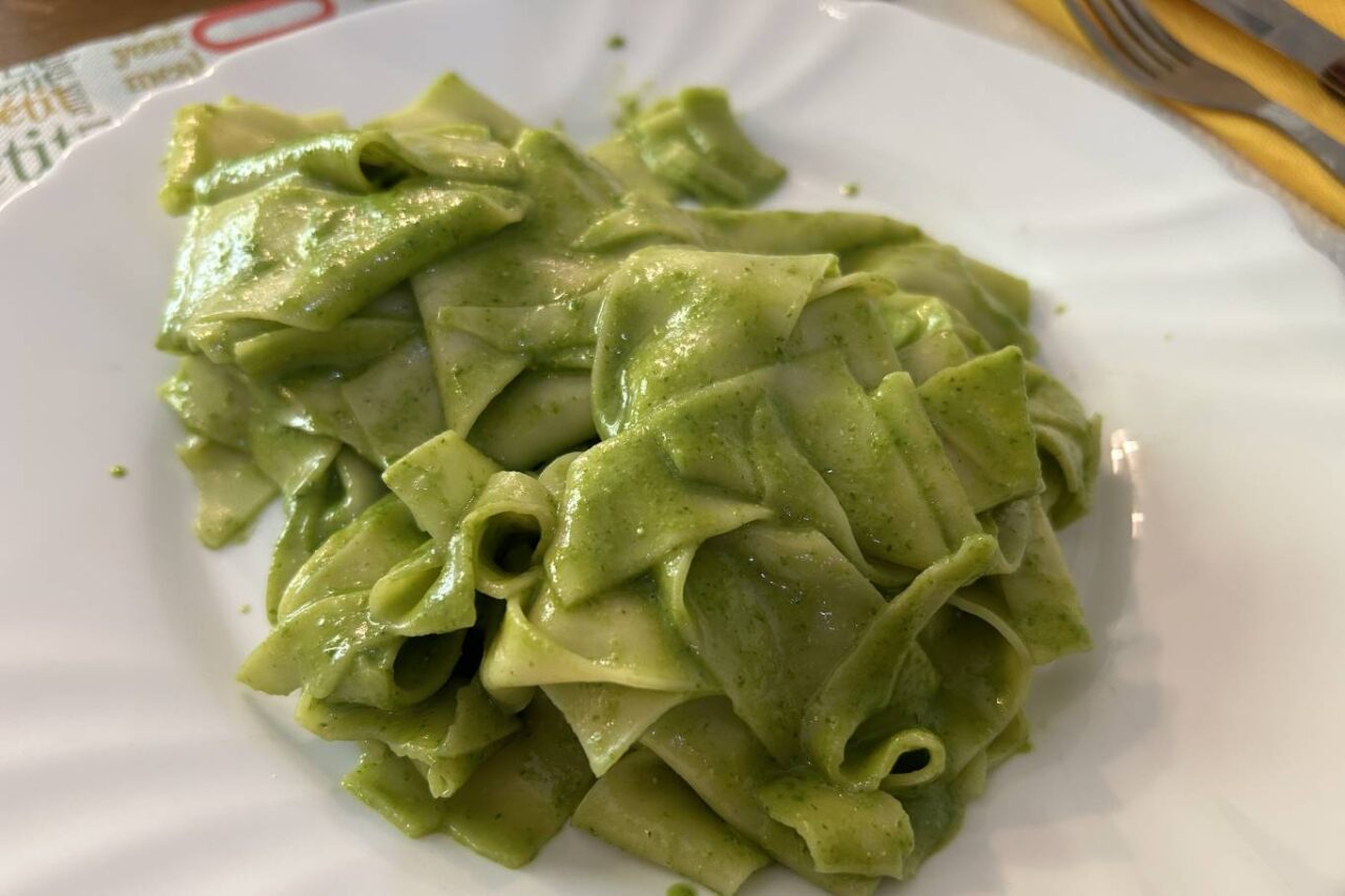 maltagliati al pesto
