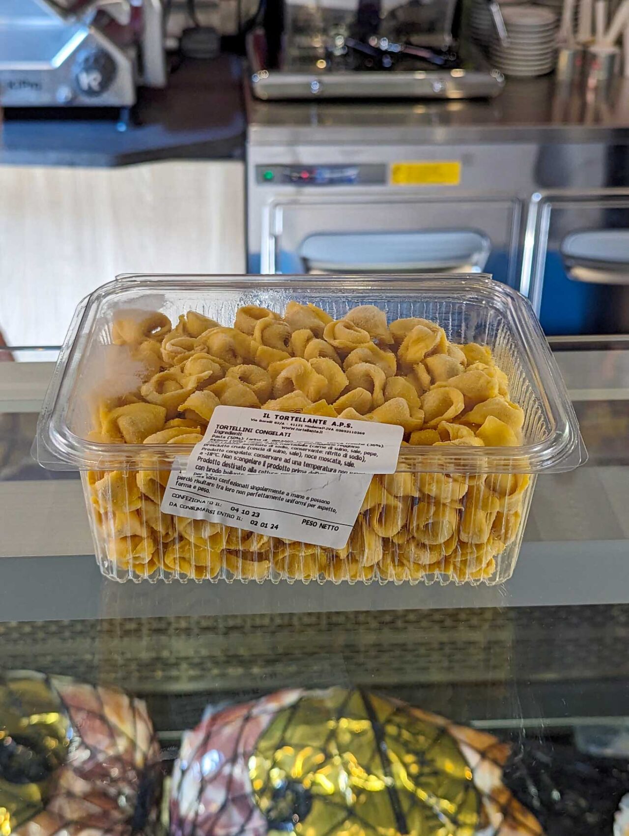 i tortellini della Bottega del Tortellante a Modena