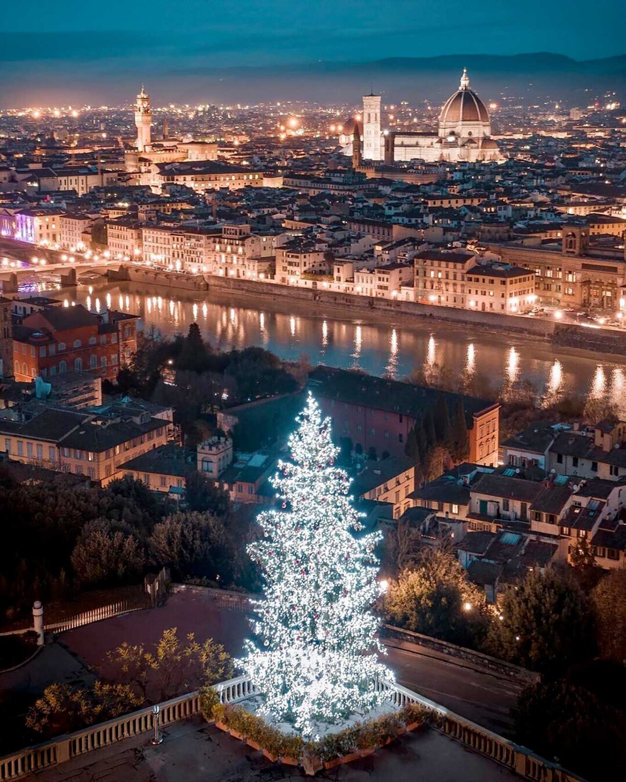 menu e prezzi dei cenoni del Capodanno 2024 nei ristoranti stellati di Firenze