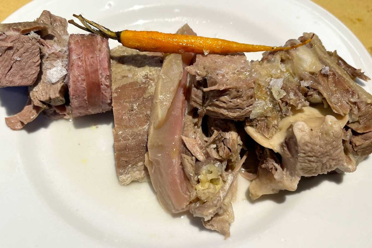 bollito piemontese al Bistrot dLanga al Mercato Centrale Torino 