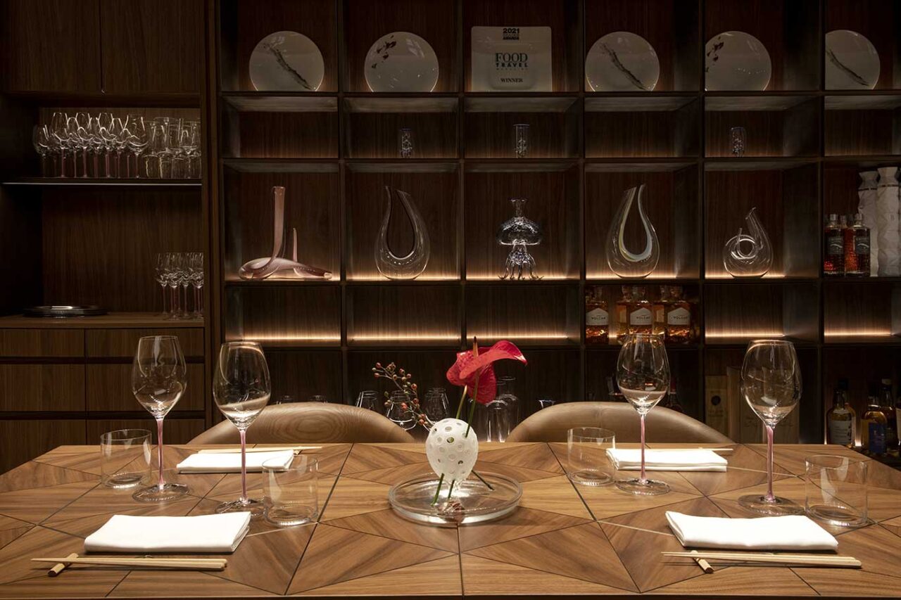 la sala del ristorante giapponese Nobuya a Milano 