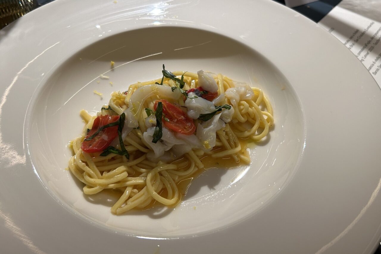 terrazza triennale ristorante milano tagliolini seppia limone