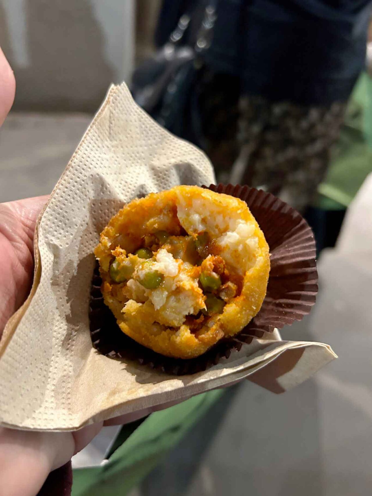 Artisti del Vegtariano a Milano arancino