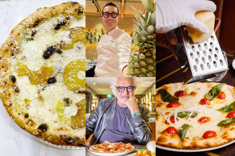 Briatore apre Crazy Pizza Napoli e critica pizza e ananas di Sorbillo