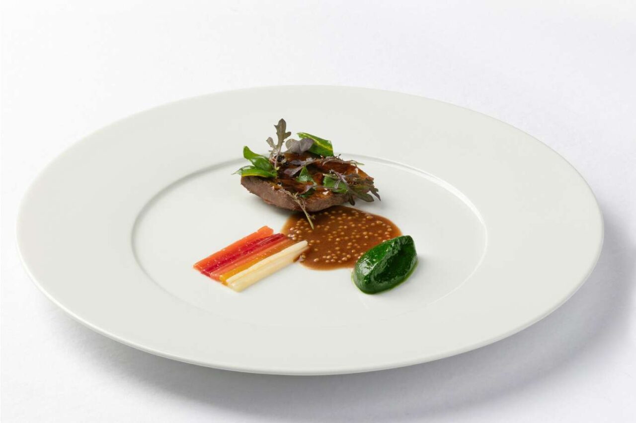 Agnello alla senape ph Alessandro Carra ristorante bartolini menu noceto 