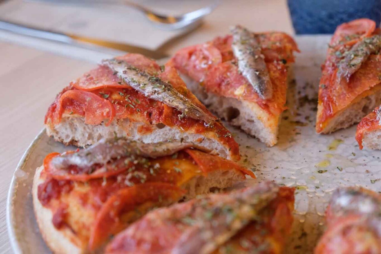 la pizzetta della pizzeria Saccharum ad Altavilla Milicia 