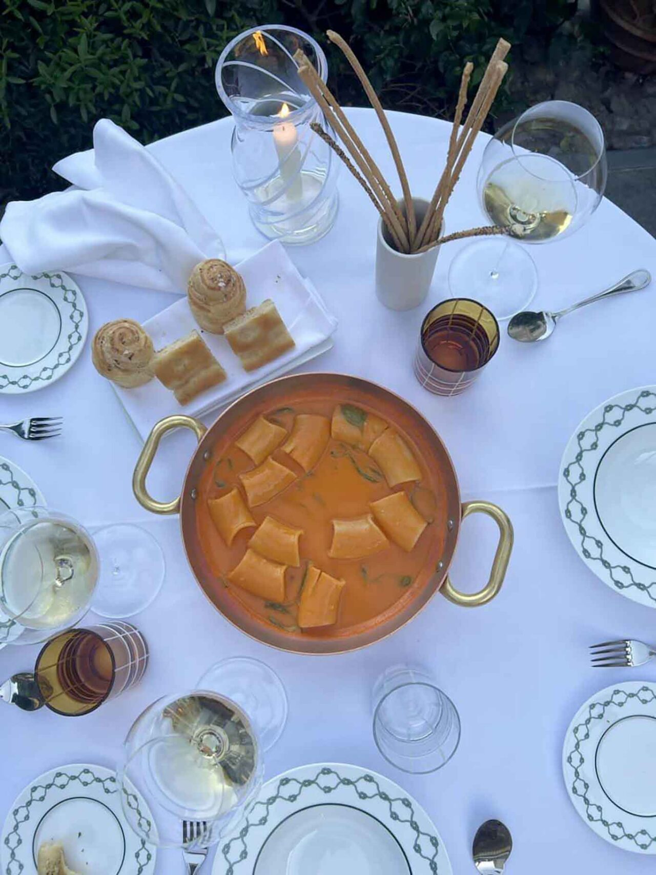 i paccheri alla Vittorio a Portofino