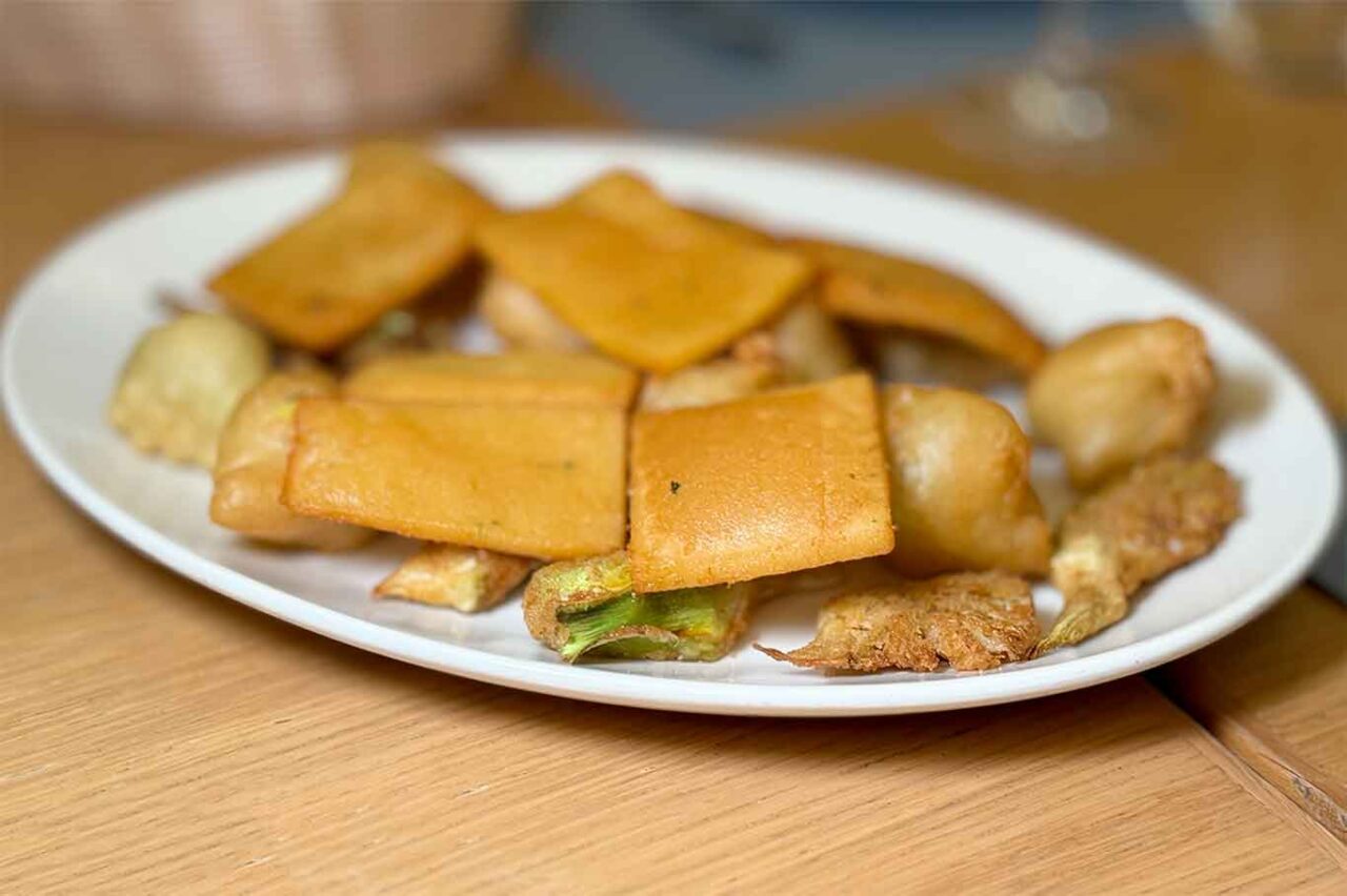 fritti alla Trattoria Corona a Palermo