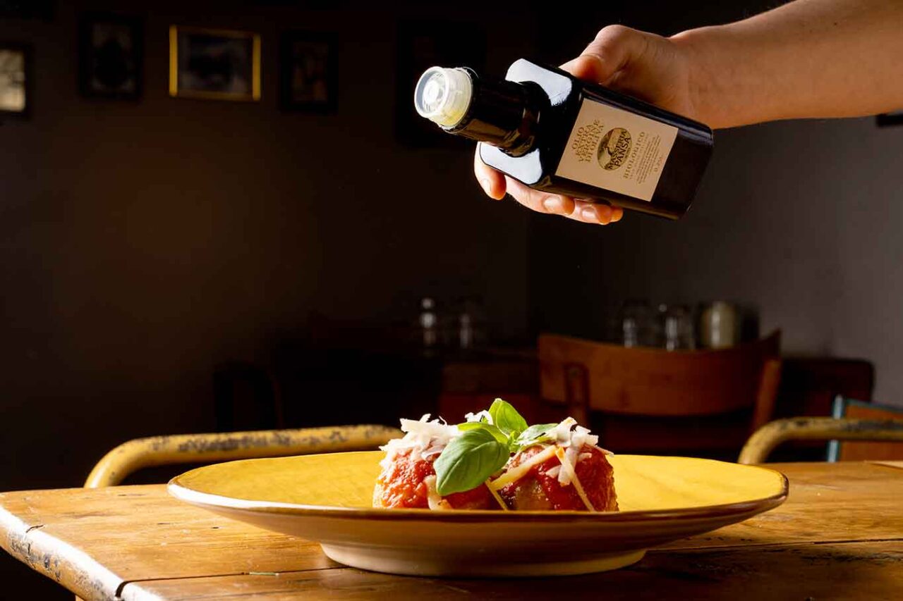 pallotte cacio e ova del ristorante Orsetto d'Abruzzo a Milano