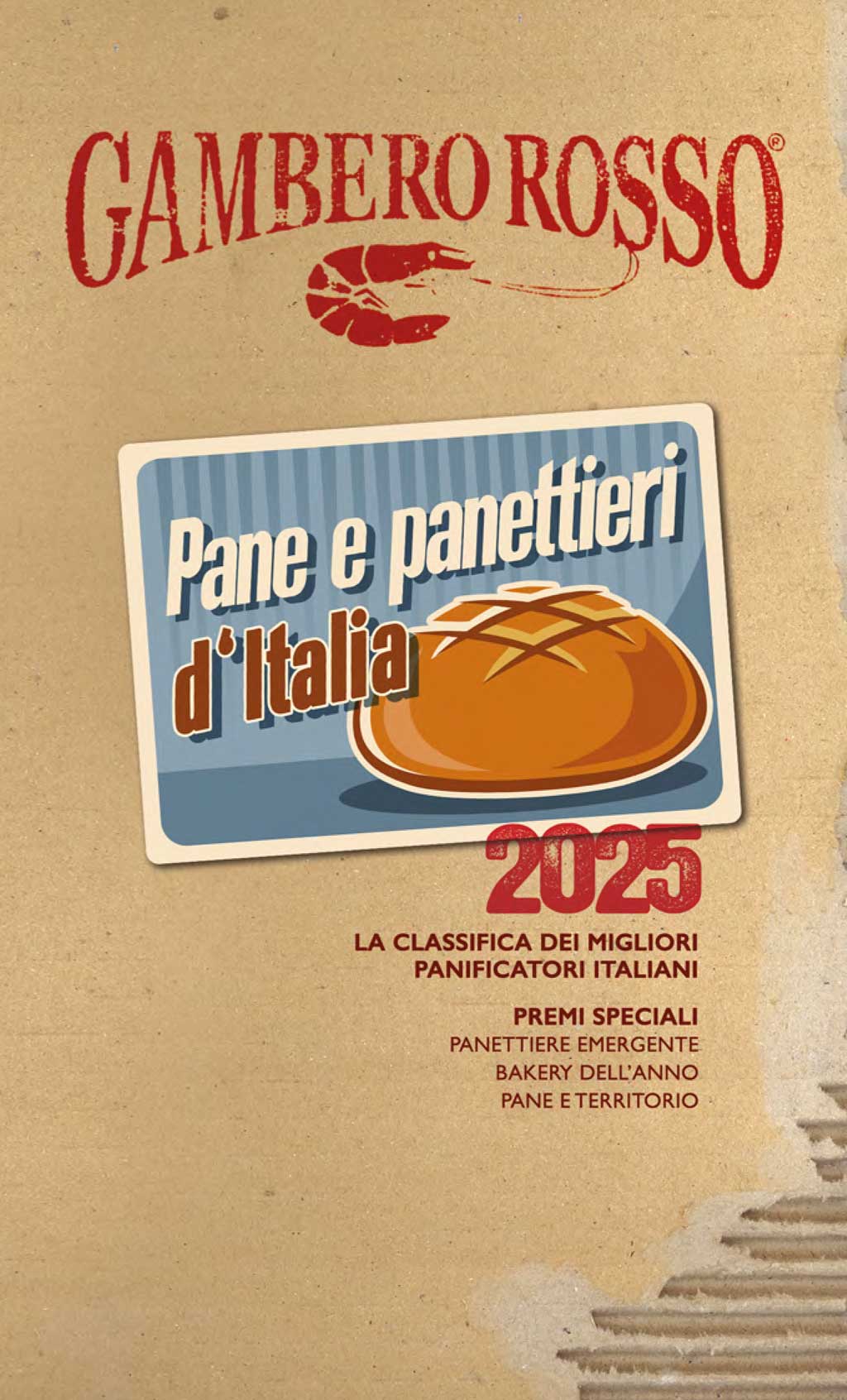 Copertina Guida Gambero Rosso Pani e panettieri d'Italia 2025