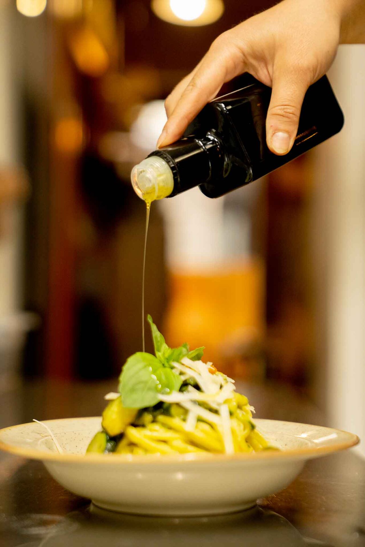 spaghetti alla cococciara del ristorante Orsetto d'Abruzzo a Milano