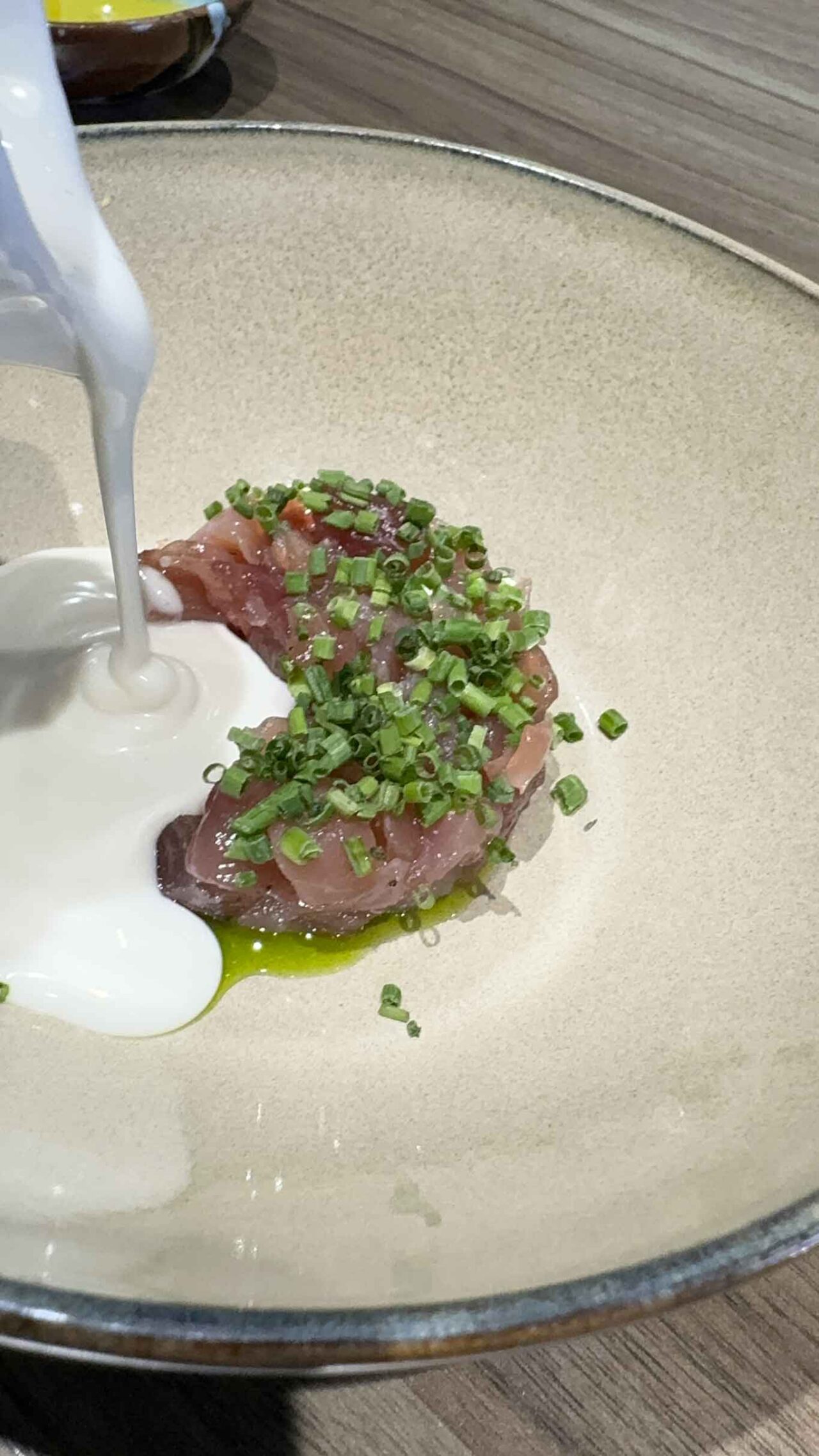 la tartare di tonno del ristorante Terraferma a Salerno