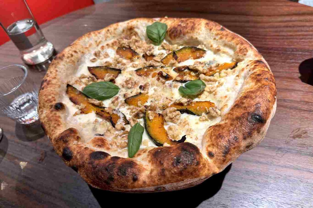 varrone pizza zucca gorgonzola