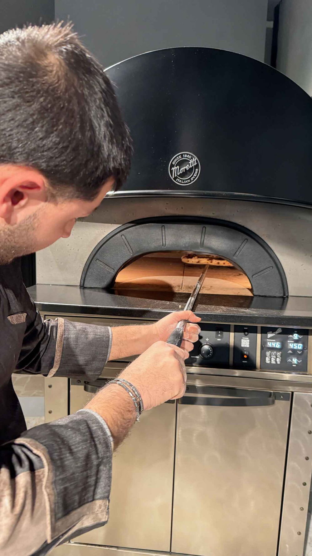 La pizza Gricia con carciofi della pizzeria Chiù Sapore a Roma