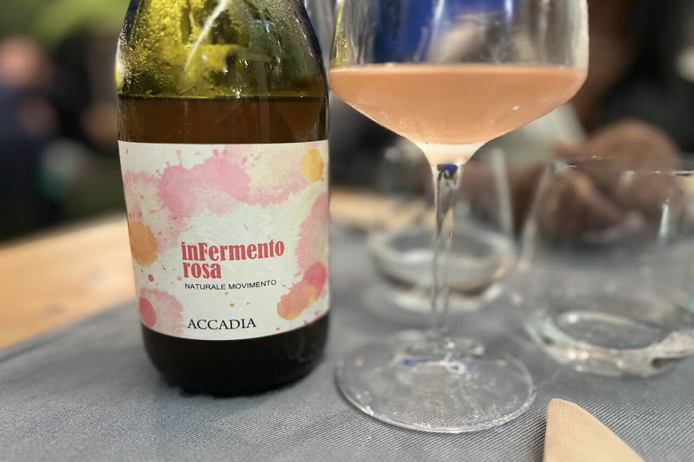 vino infermento rosa arcadia