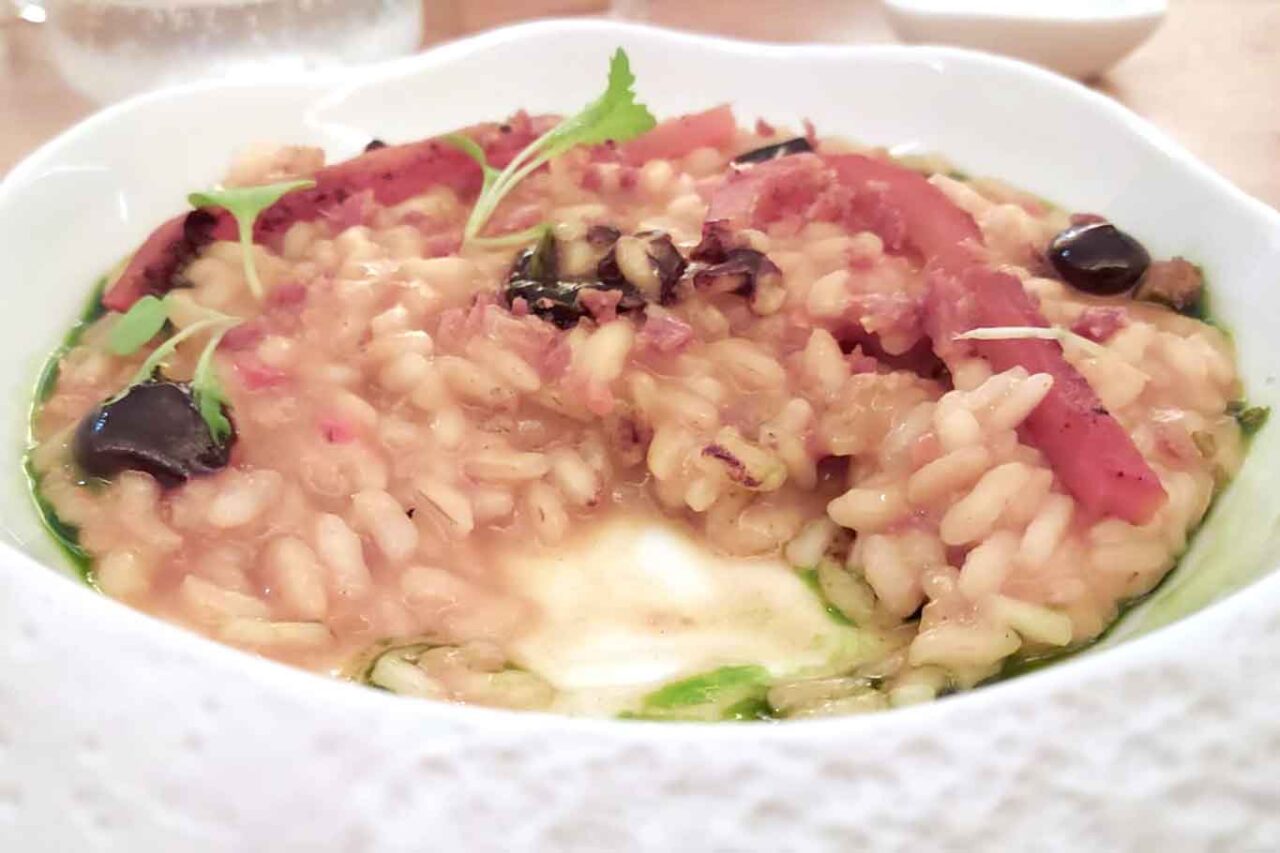 il risotto pollo e peperoni di Bap specialty coffe pasticceria ristorante a Roma 