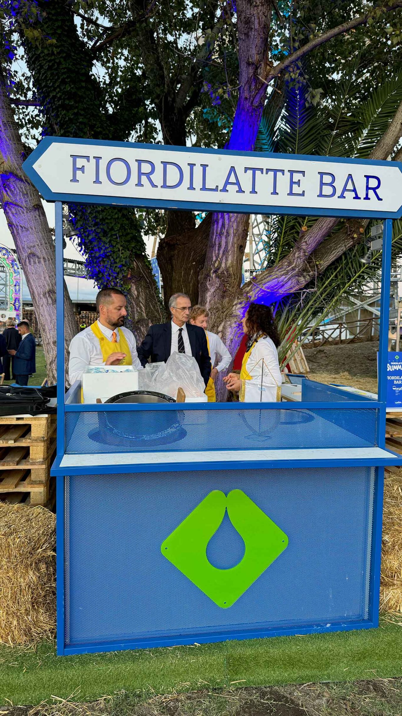 il bar al Fiordilatte Summit 2024 festa anche della pizza di Latteria Sorrentina 