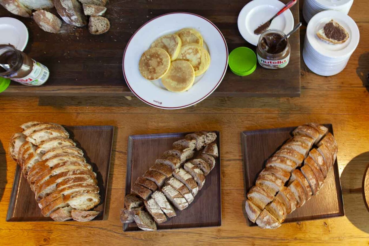 Nutella vegana e pane