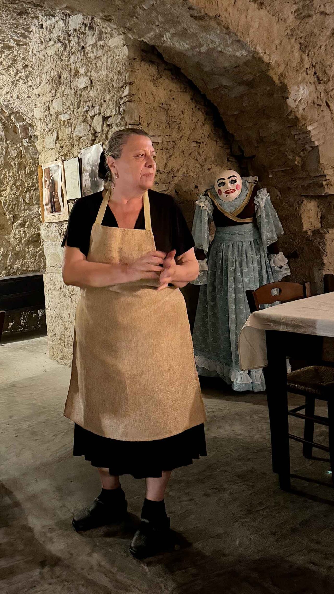 Carmela Baglivi cuoca del ristorante Genuini Cilento a San Mauro Cilento 