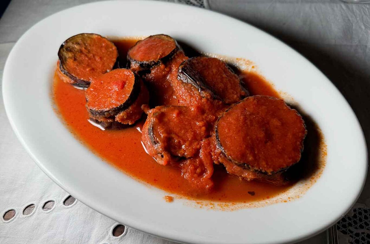 le melanzane del ristorante Genuini Cilento a San Mauro Cilento 