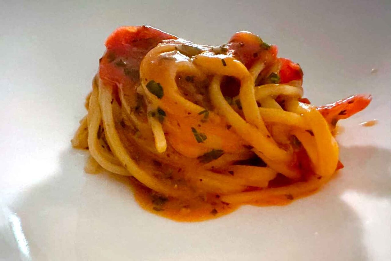 le linguine all'astice del ristorante Laurin a Bolzano