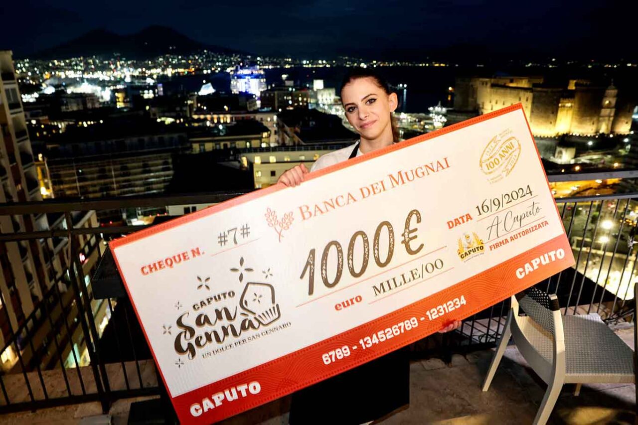 la vincitrice del contest un dolce per San Gennaro 2024 organizzato da Mulino Caputo