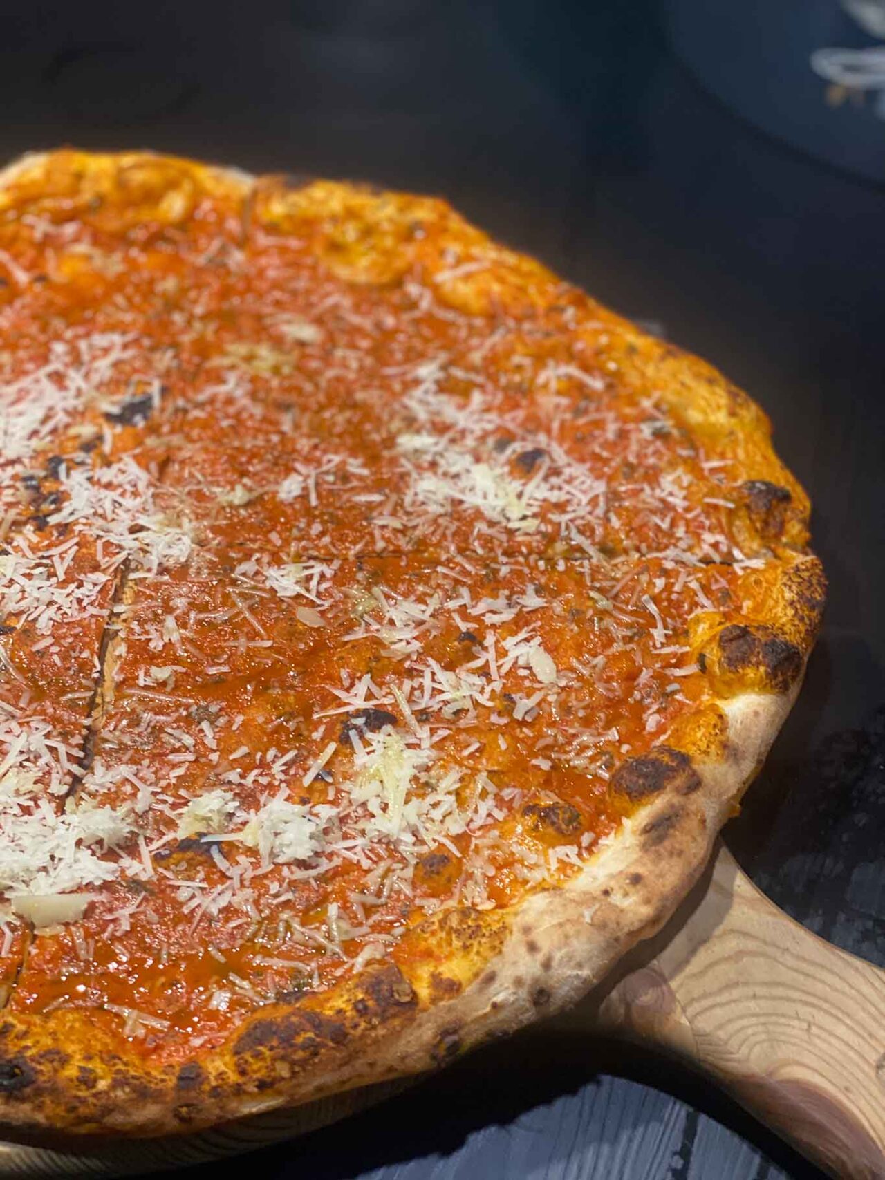 la pizza cosacca a ruota di carro di Salvatore Lioniello alla finale del Campionato della Pizza 2024 in Campania