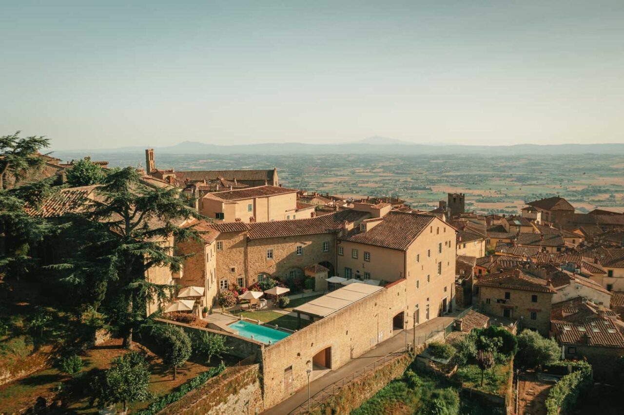 Monastero di COrtona vista dall'alto