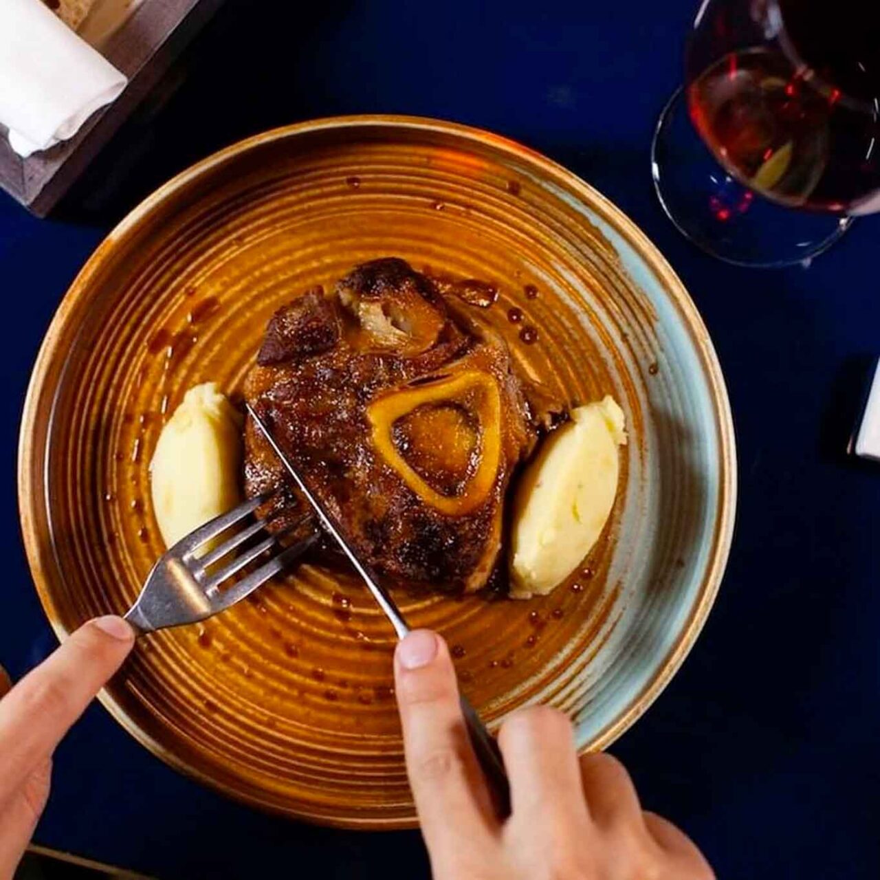 l'ossobuco del ristorante Clotilde Brera a Milano 