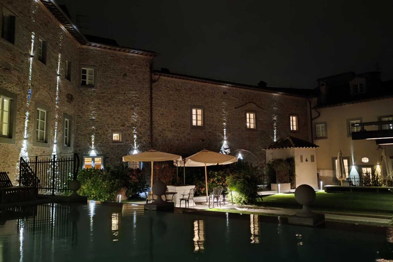 Monastero di Cortona, piscina scoperta