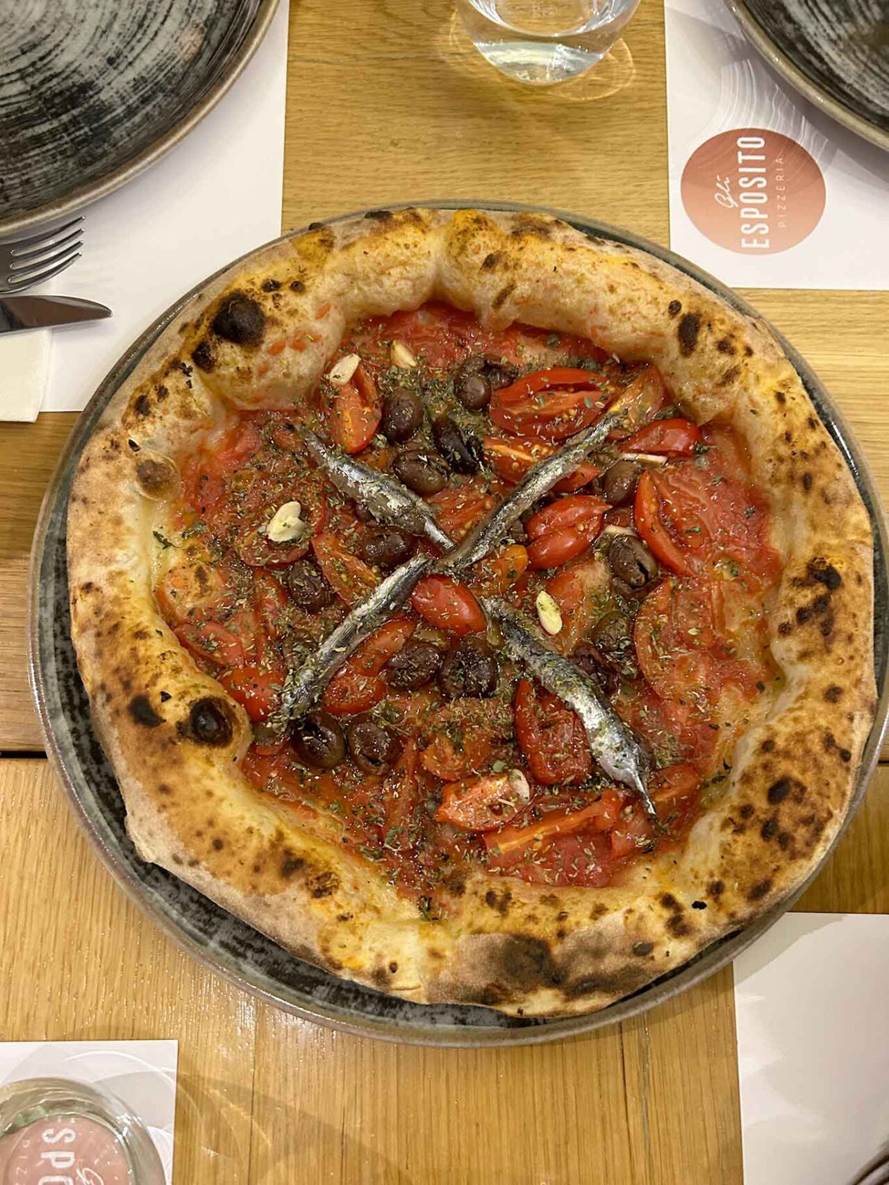 la pizza Napoletana della pizzeria Gli Esposito a Salerno nella finale del Campionato della Pizza 2024