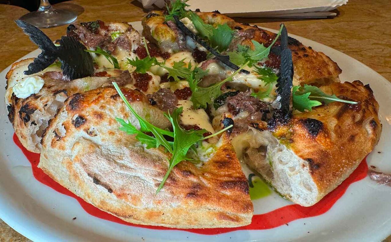 la pizza al padellino della pizzeria Marita a Roma di Roberta Esposito