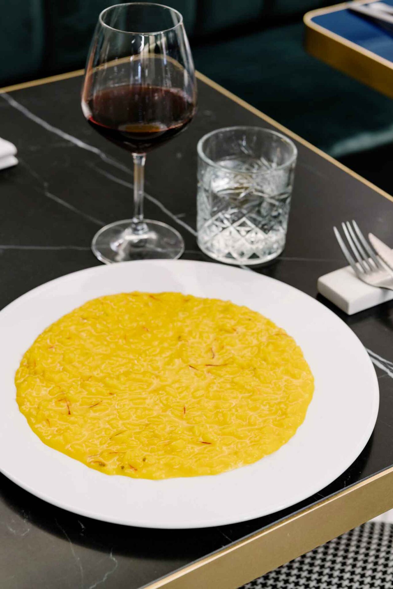 il risotto del ristorante Clotilde Brera a Milano 